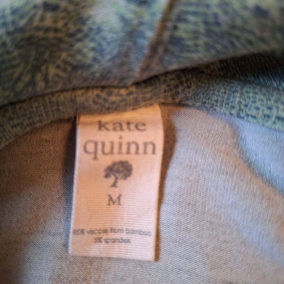 Kate Quinn Blue-Green Hooded Sweater - Picture 3 of 4
